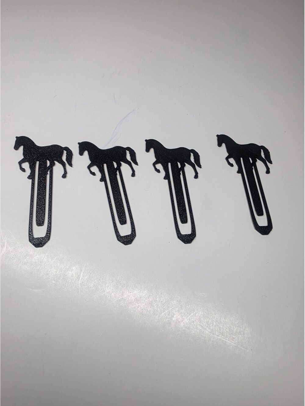 Practical Reliable High-Quality Fun 4-Pack 3d Printed Horse Bookmark Clips